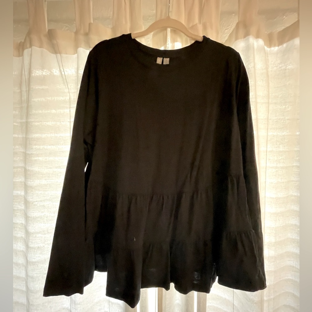 ASOS black long sleeve shirt
